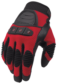 Icon Tarmac V.2 Red Gloves